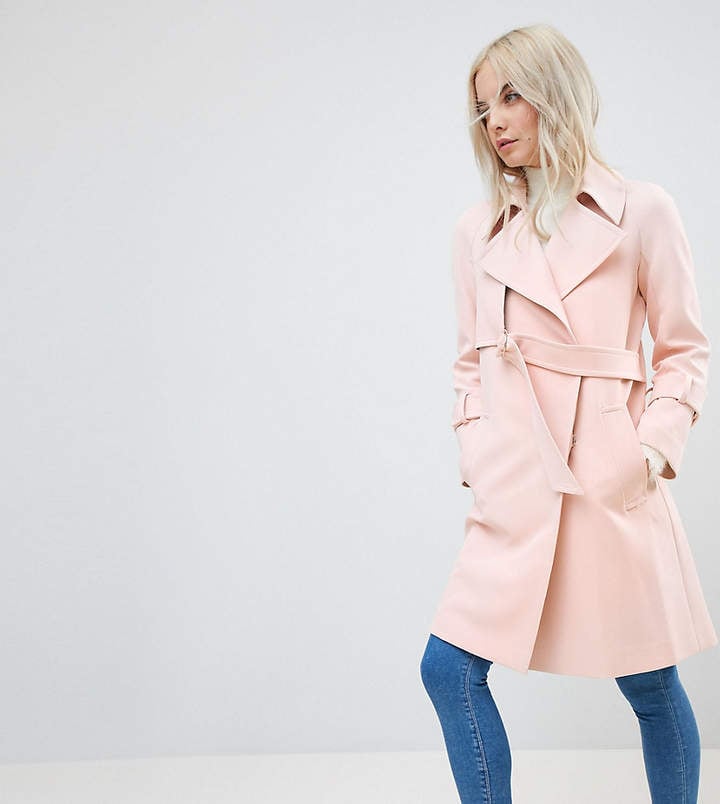 ASOS Bonded Trench With D-Rings