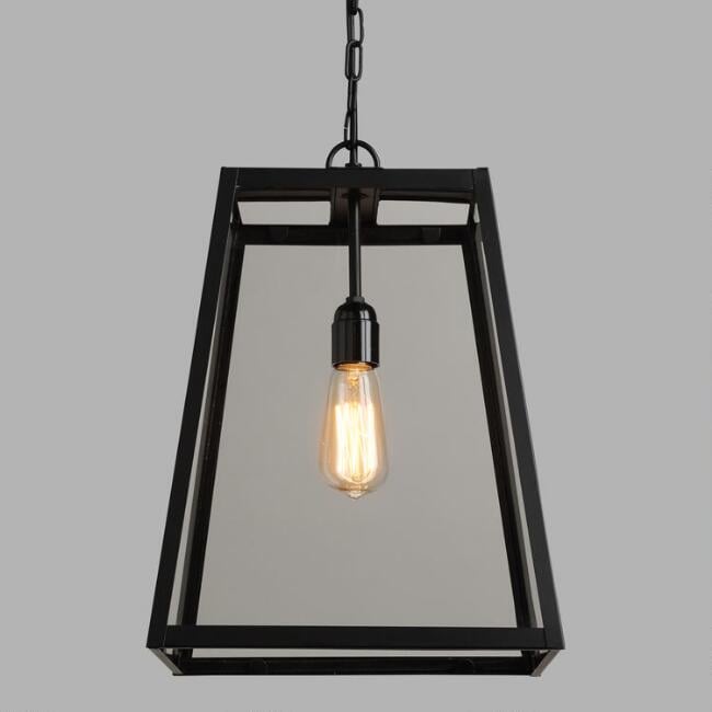 metal and glass pendant