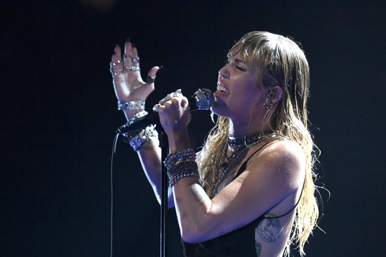 Miley Cyrus Performs "Slide Away" at the MTV VMAs POPSUGAR Entertainment