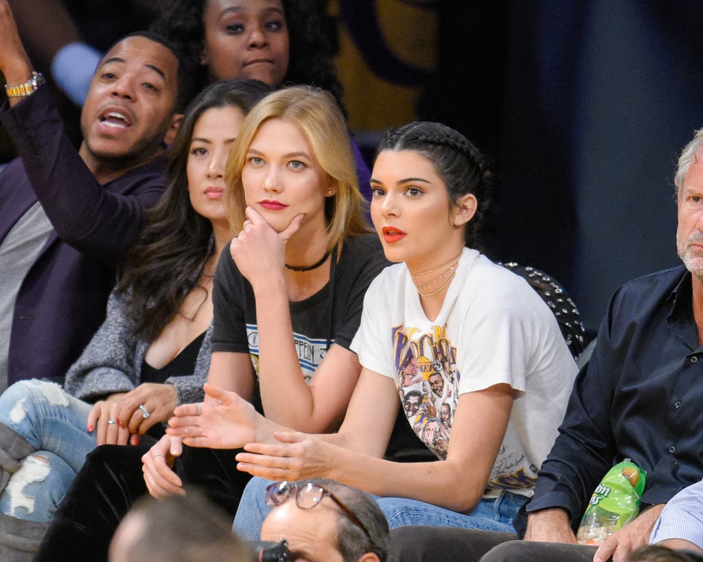 Kendall Jenner's Lakers T-Shirt October 2016