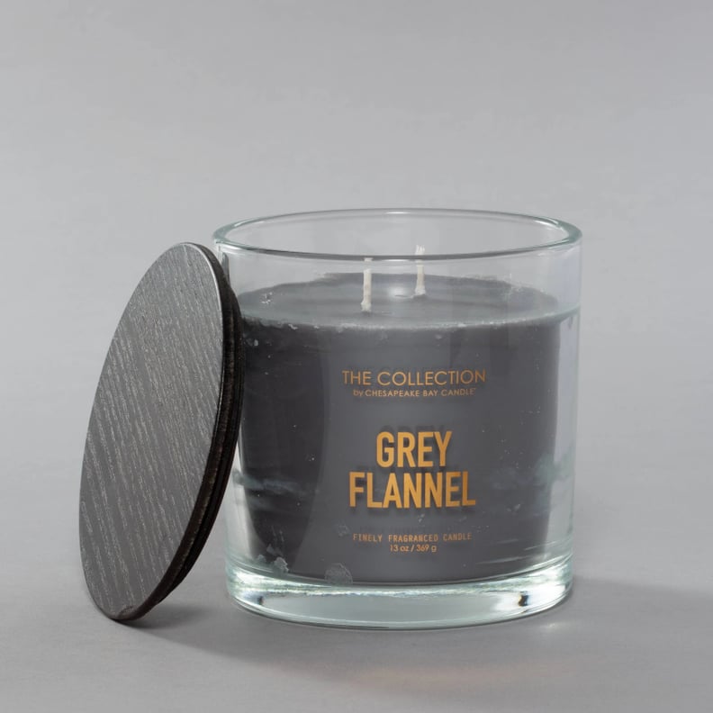 Chesapeake Bay Candle Grey Flannel Glass Jar Candle
