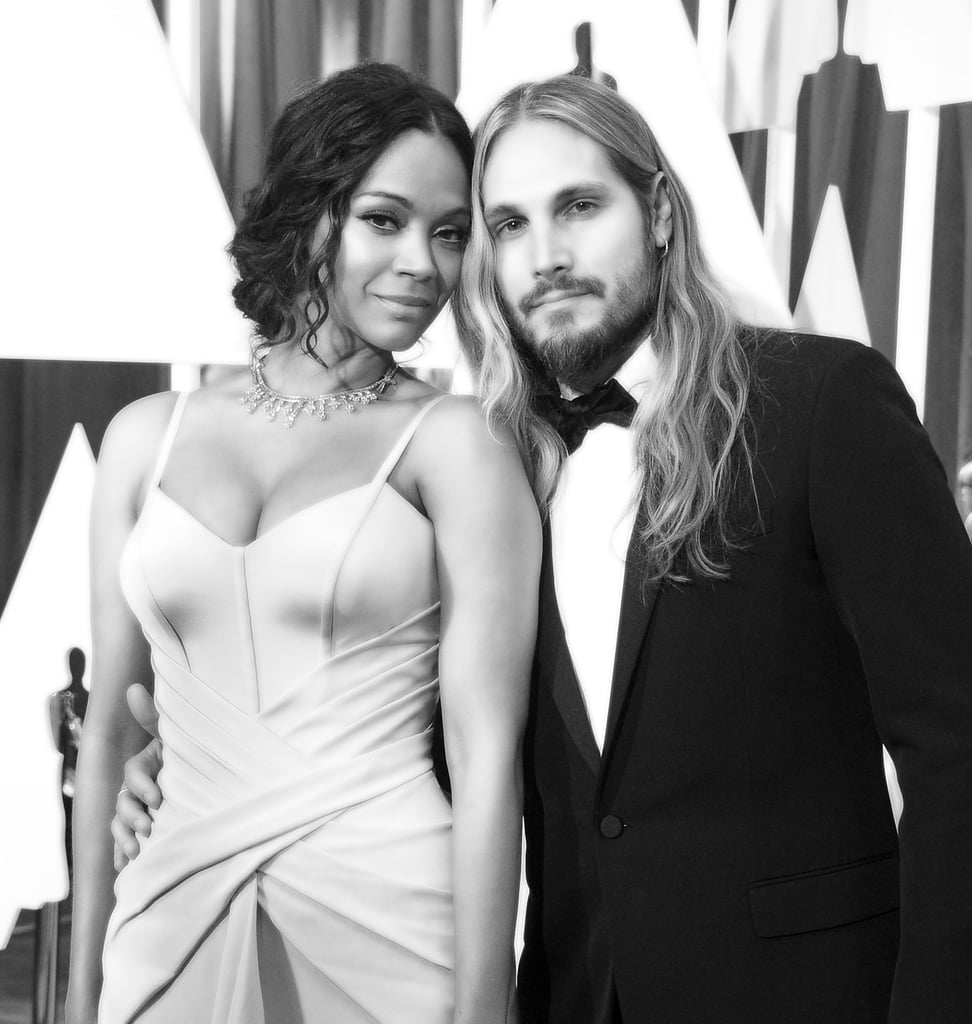 Zoe Saldana and Marco Perego