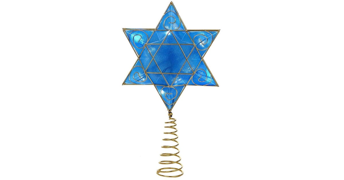 13Inch Hanukkah LED Tree Topper (75) Hanukkah Home Decor Gifts