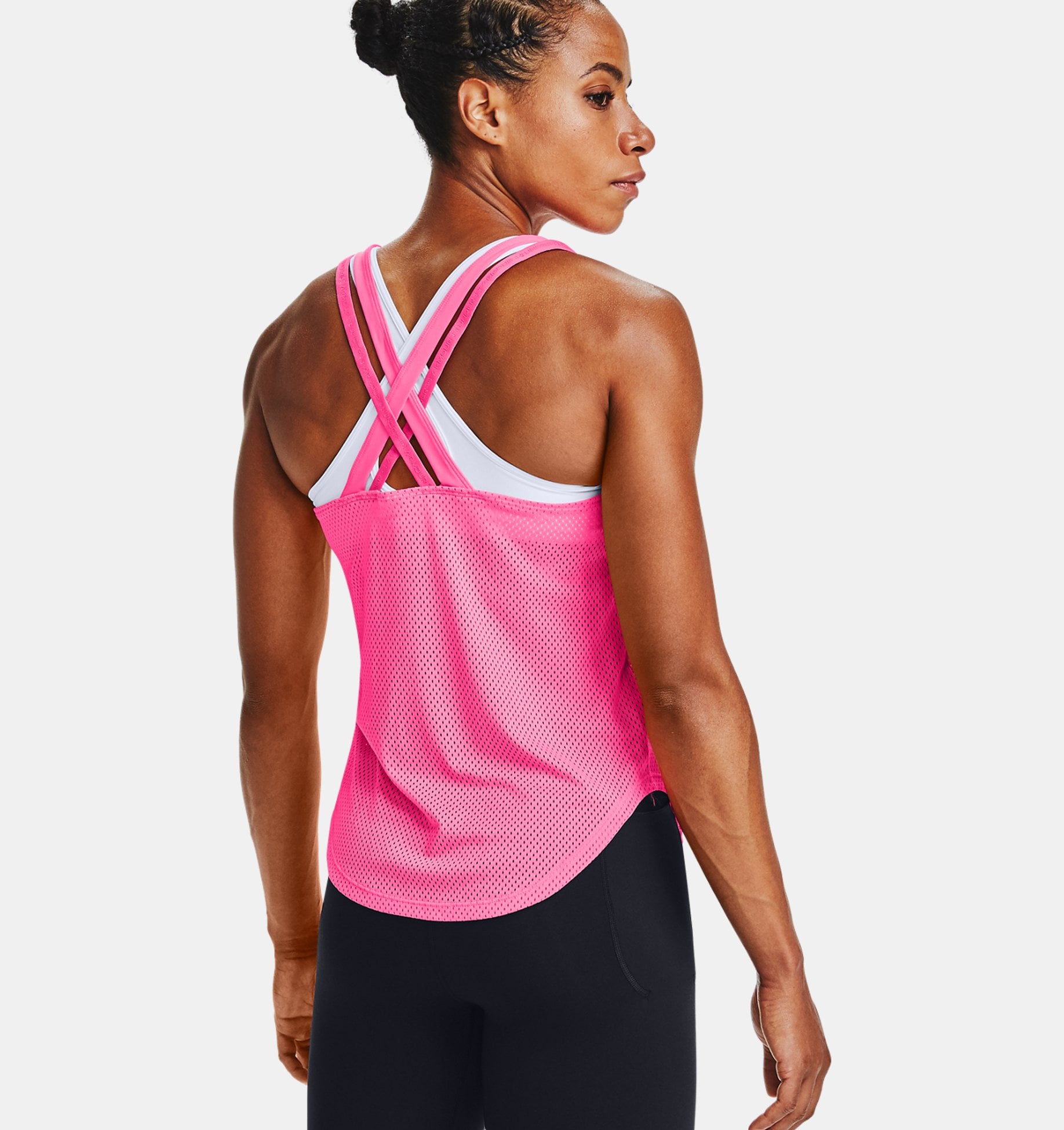 Under armour Sports Tank pink athletic style Fashion Tops Sports Tanks 