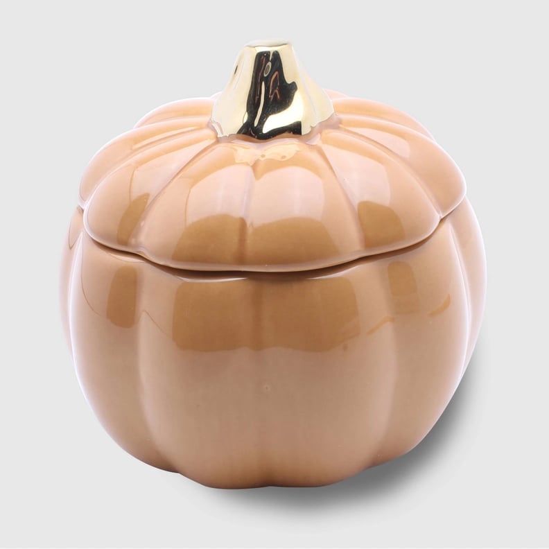 Spiced Pumpkin Ceramic Pumpkin Jar Candle