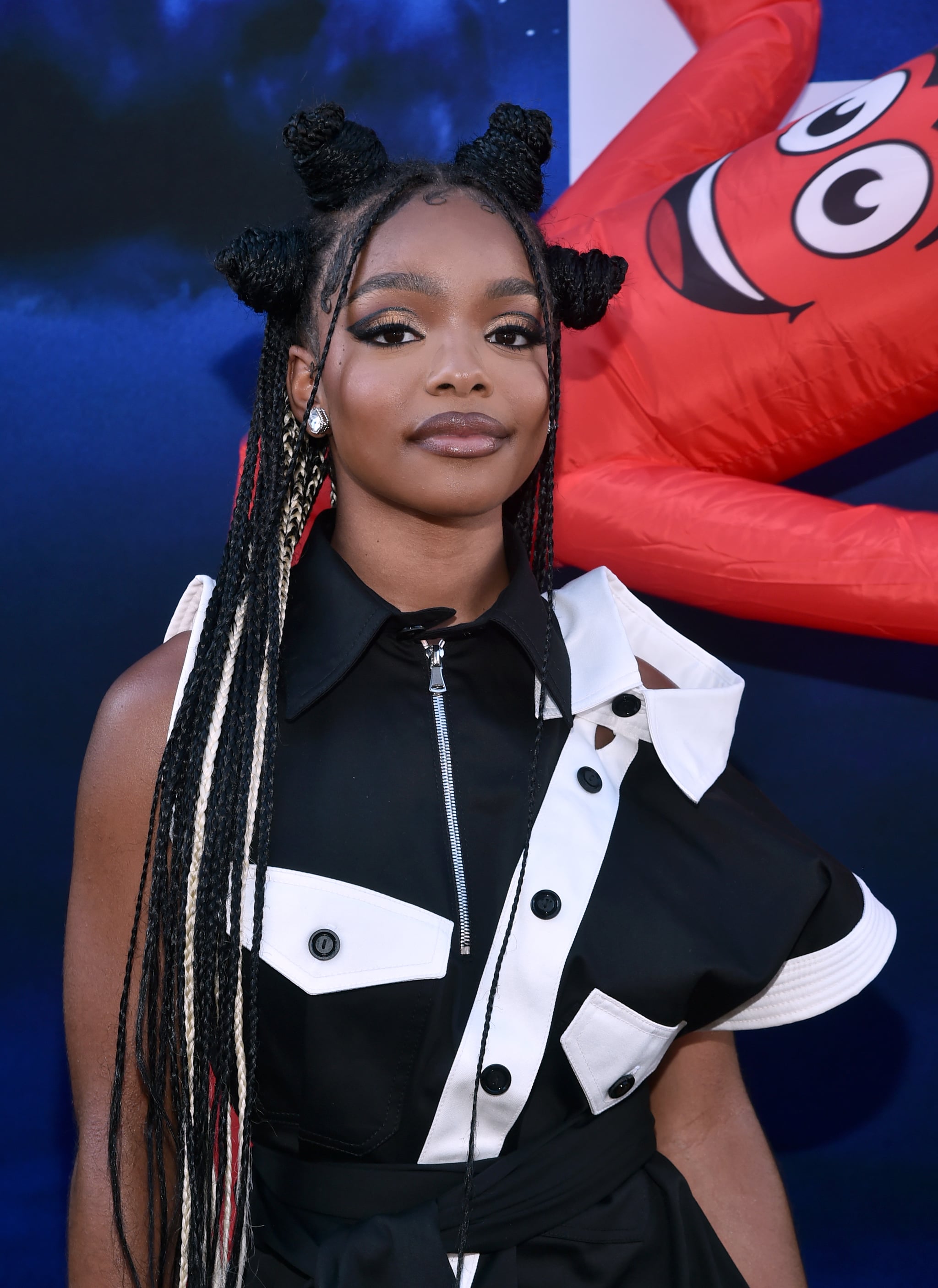 HOLLYWOOD, CALIFORNIA - JULY 18: (VANITY FAIR OUT) Marsai Martin attends the world premiere of Universal Pictures' 