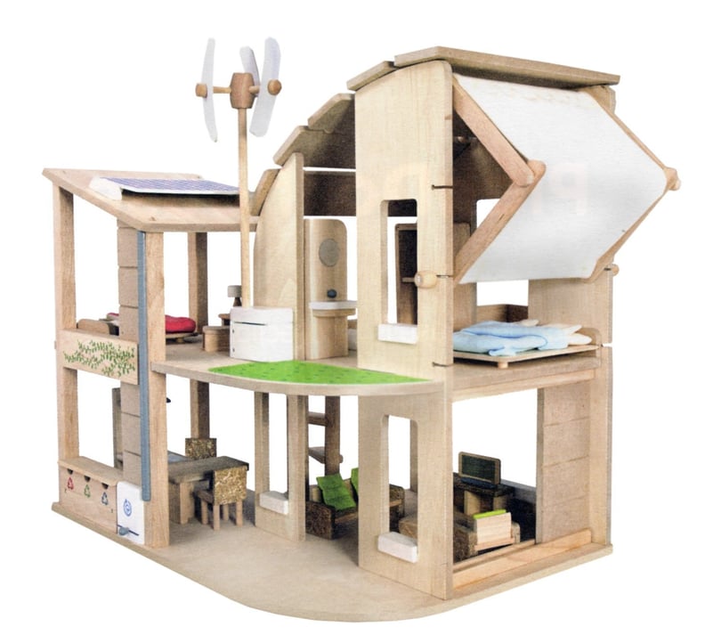 Plan Toys Green Dollhouse