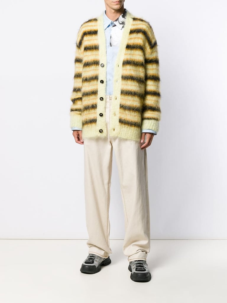 Marni Striped Textured Cardigan