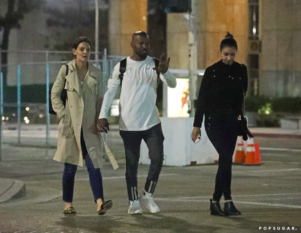 Katie Holmes With Corinne And Jamie Foxx In La April 2019 Popsugar Celebrity