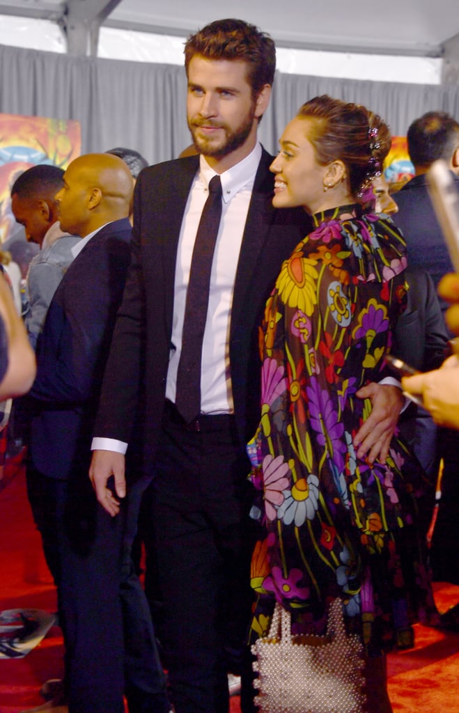 Miley Cyrus Moschino Dress at Thor Premiere 2017