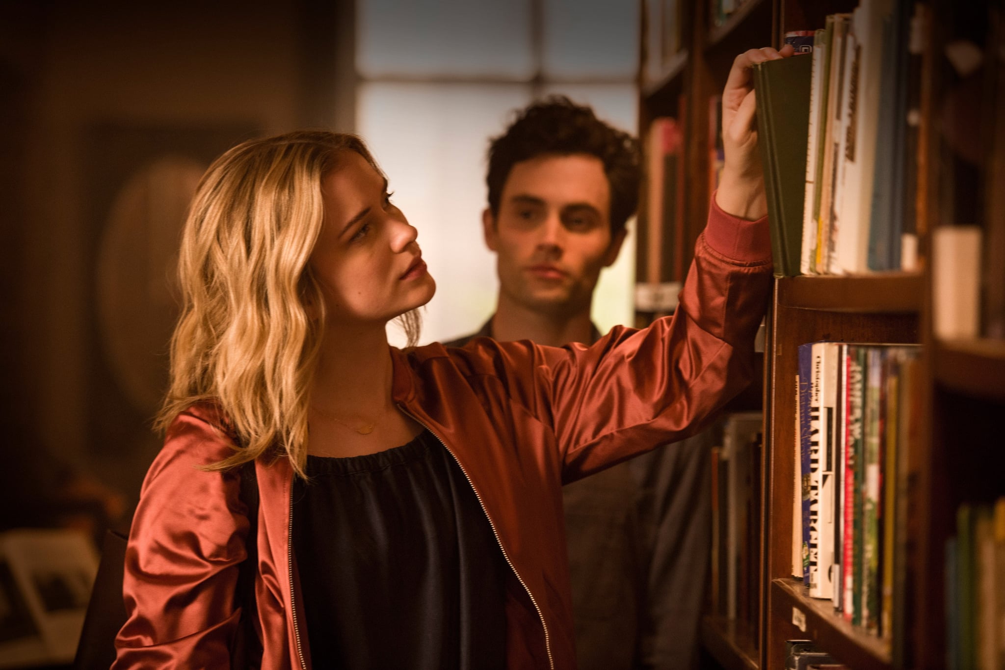 YOU, from left: Elizabeth Lail, Penn Badgley, (Season 1, premiered Sept. 9, 2018). photo: Lifetime TV / Courtesy: Everett Collection