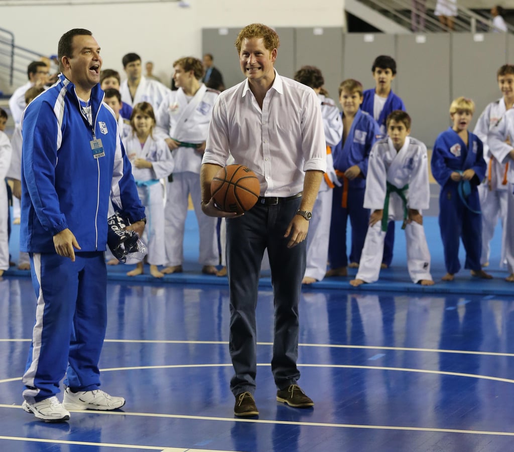 Prince Harry at the World Cup in Brazil