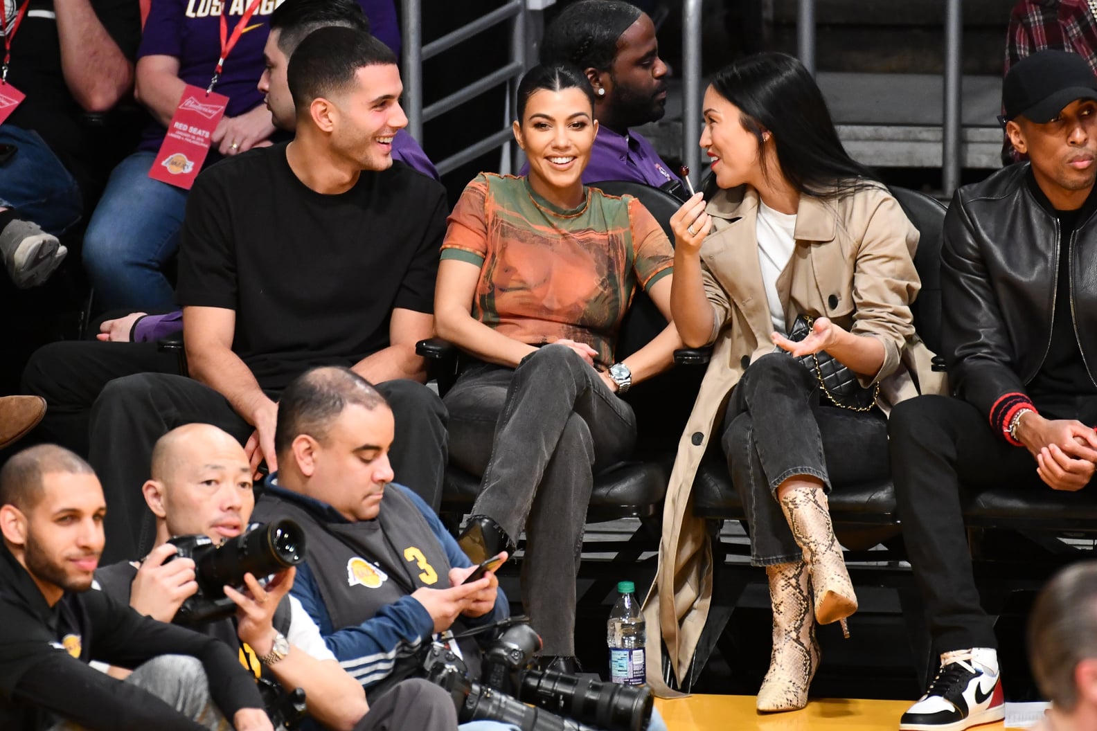 Kendall Jenner and Kourtney Kardashian in Same Shirt | PS Fashion