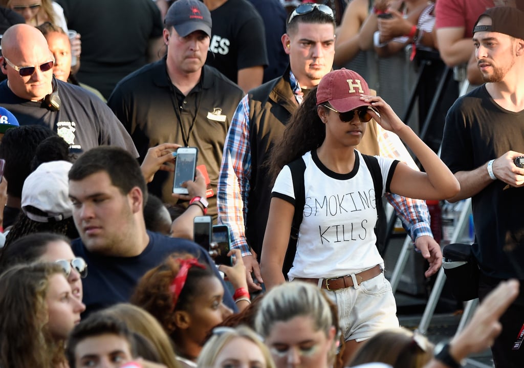 Malia Obama at the Made in America Festival 2016