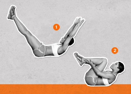 Double Leg Reach (Core Sculpt)  Blast Your Belly Fat Workout by