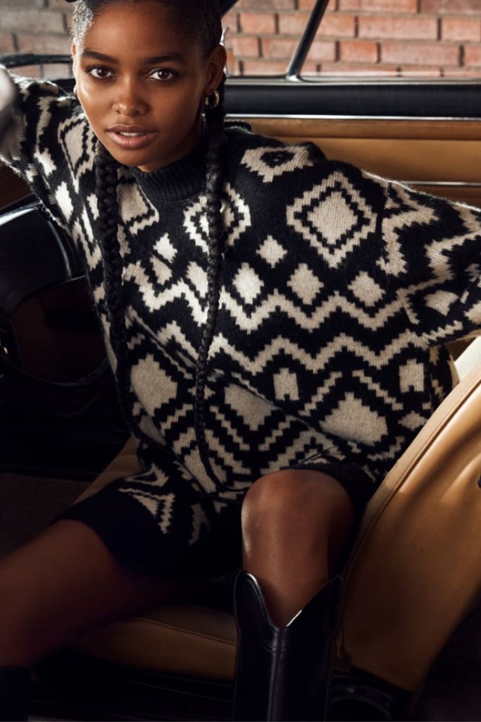 Pretty in Print: H&M Long Jacquard-knit Sweater