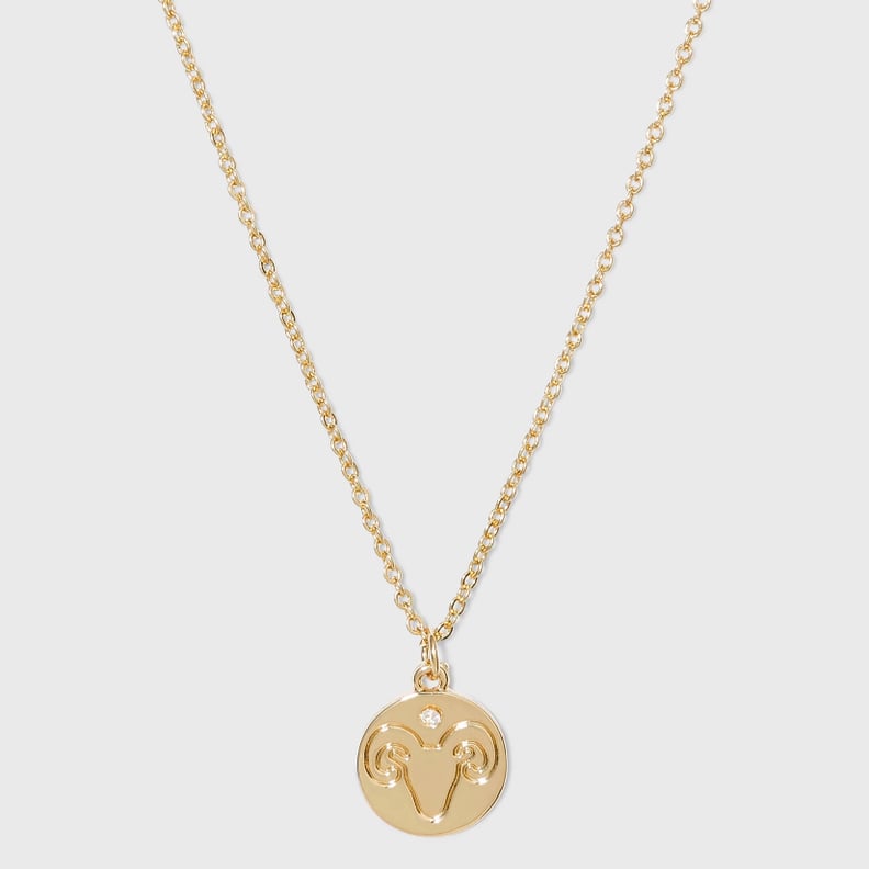 Zodiac Charm Necklace - Gold