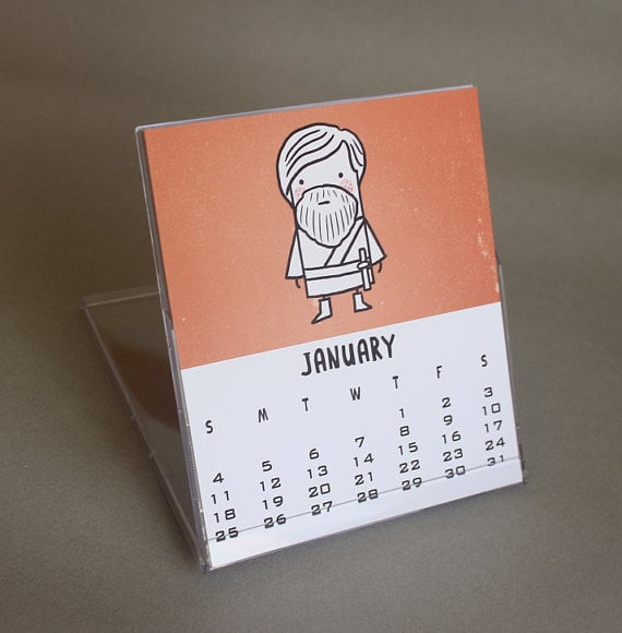 Star Wars-Inspired 2015 Desk Calendar ($16)