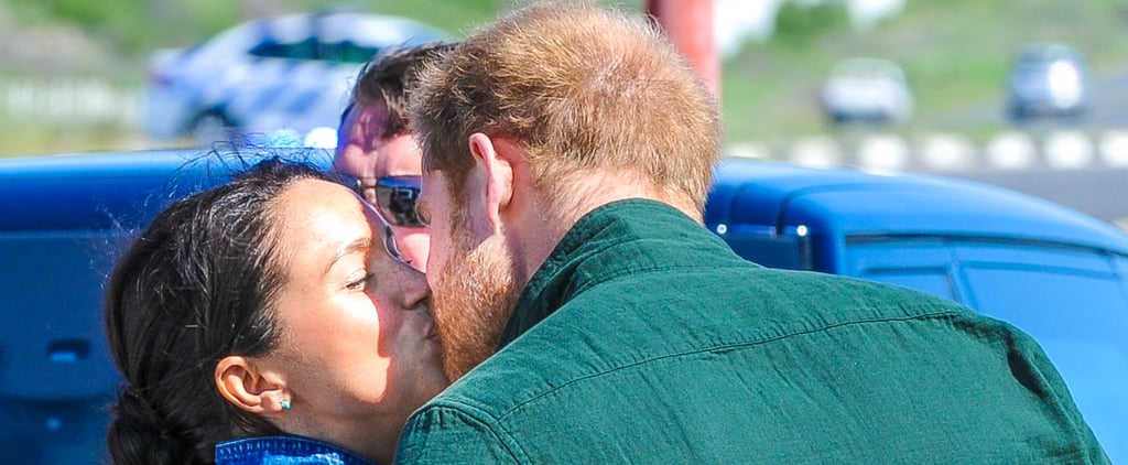 Meghan Markle and Prince Harry Kissing in Cape Town Pictures