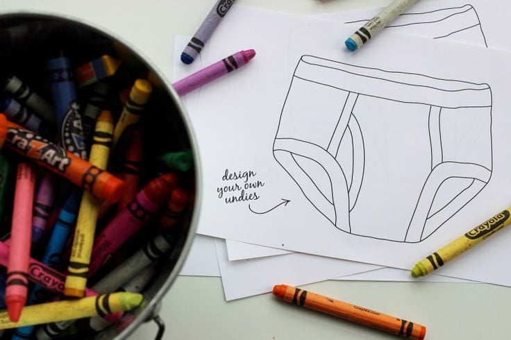 Color Your Own Undies!