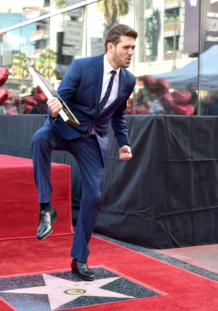 Michael Bublé at Hollywood Walk of Fame Ceremony 2018