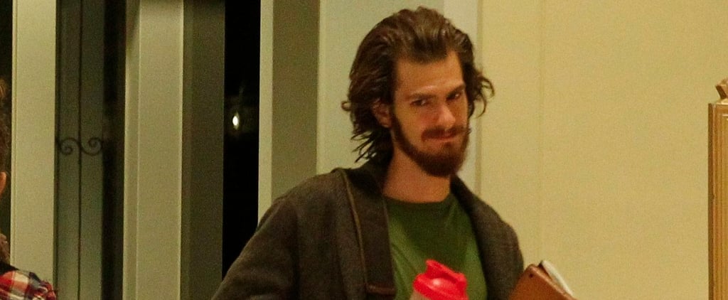 Andrew Garfield on the Set of Silence
