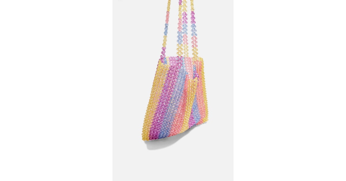 Beaded top bag topshop