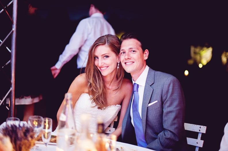 Bride and Groom at the Reception