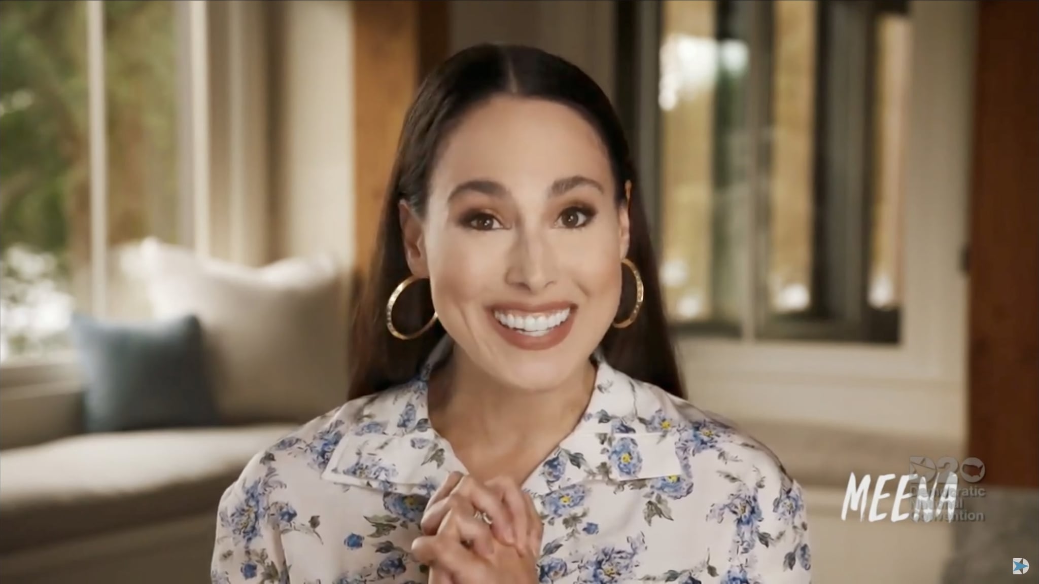 kamala harris s niece meena harris introducing her at the dnc you could truly feel kamala harris s impact when her family introduced her at the dnc popsugar family photo 3 niece meena harris introducing her