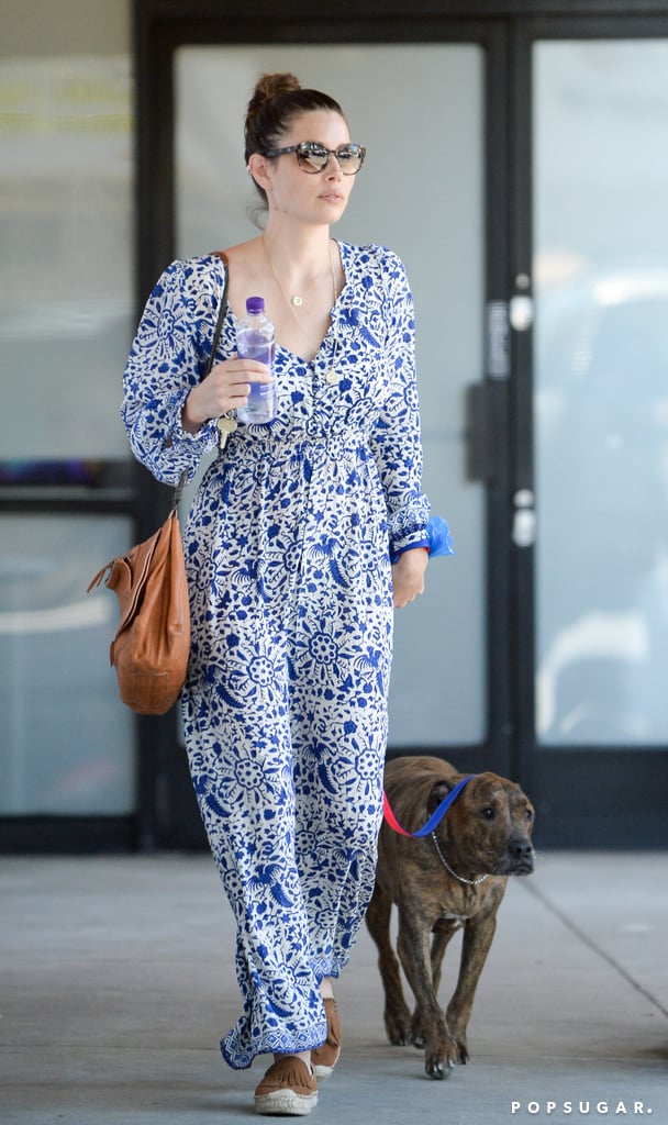 Jessica Biel Taking Tina to the Vet
