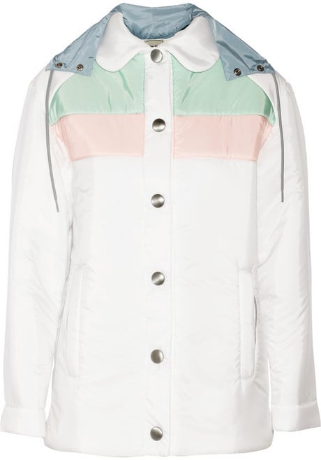 Miu Miu Colorblock Padded Shell Jacket