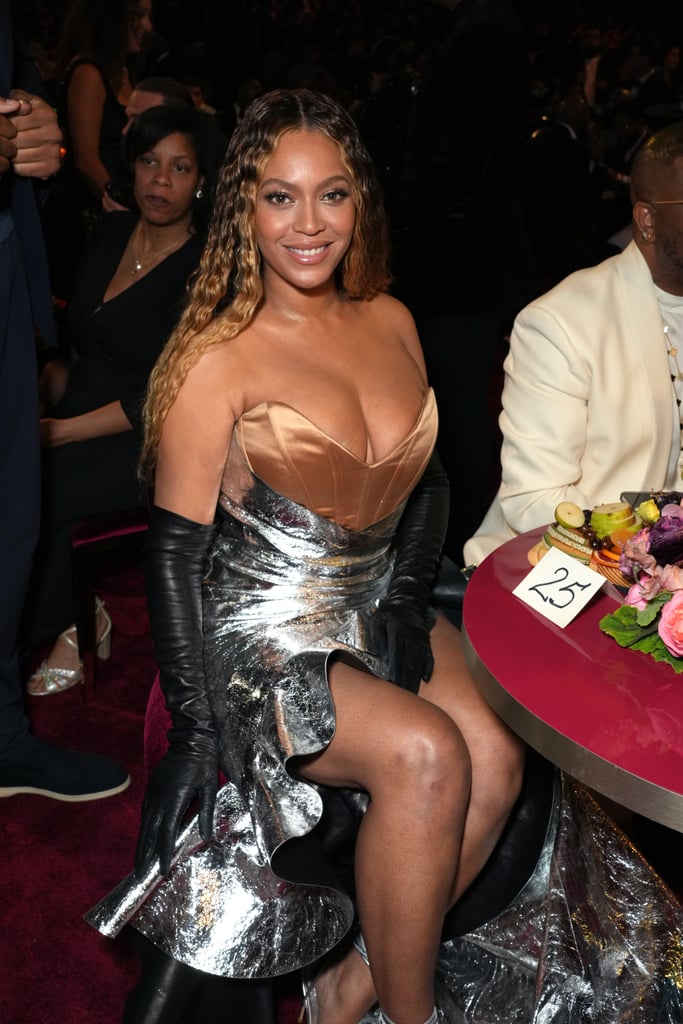 Beyoncé's Metallic Corset Gucci Dress at the Grammys 2023