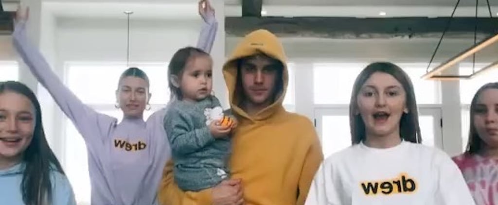 Justin Bieber's TikTok Dance With Siblings Wearing Drew