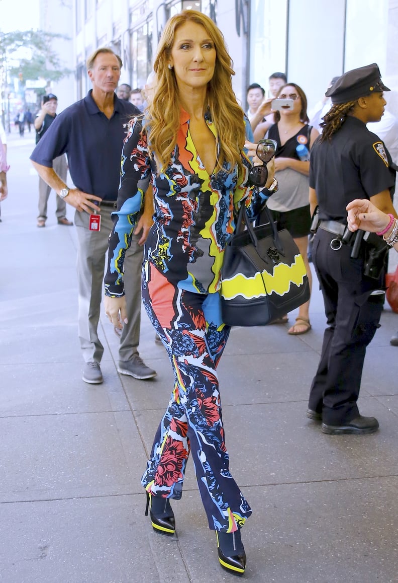 This Swirling Versace Suit Made Us Weak at the Knees