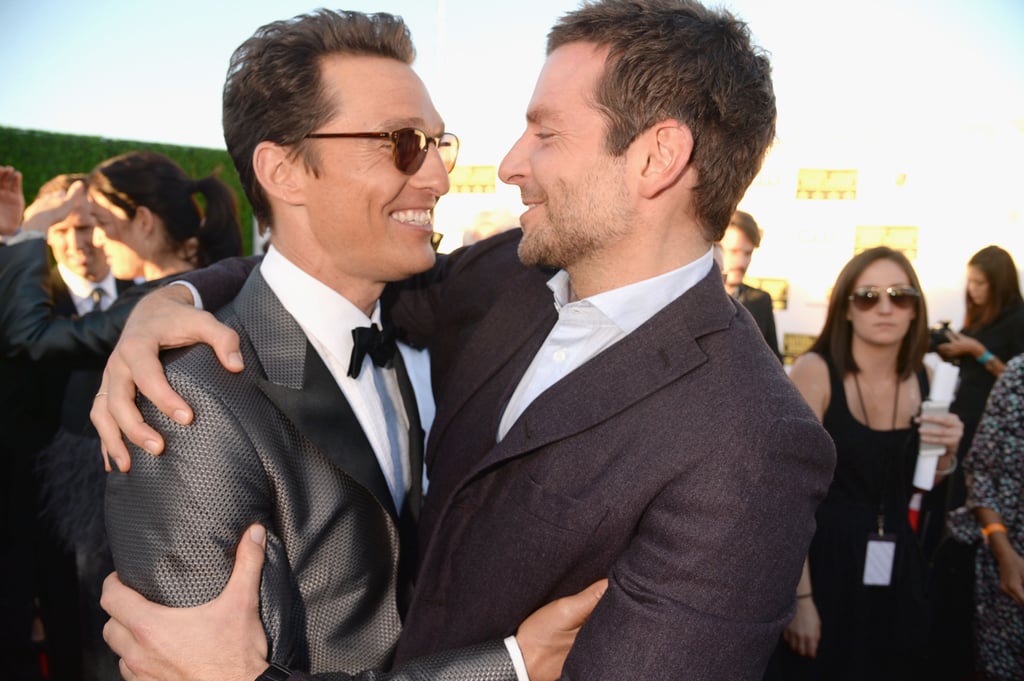 Bradley met up with Matthew McConaughey on the red carpet.