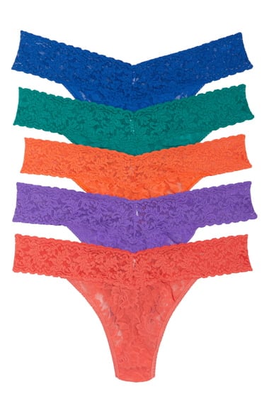 Hanky Panky 5-Pack Original Rise Thongs