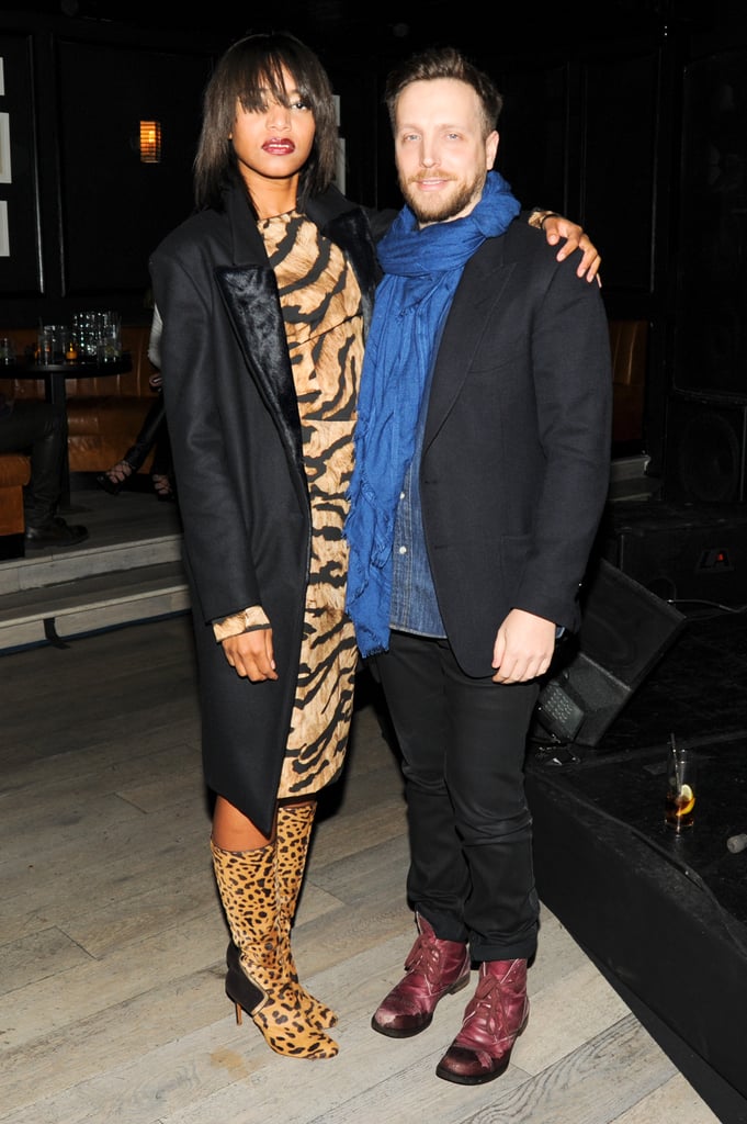 Alice Smith and Ariel Foxman at InStyle's Fashion Week kickoff party.