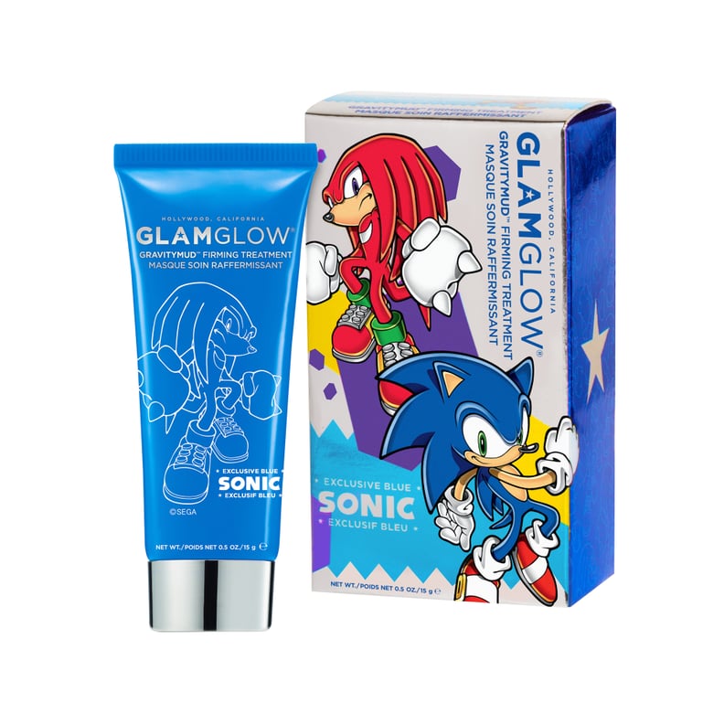 GlamGlow GravityMud Firming Treatment Sonic Blue 15g Tube in Knuckles