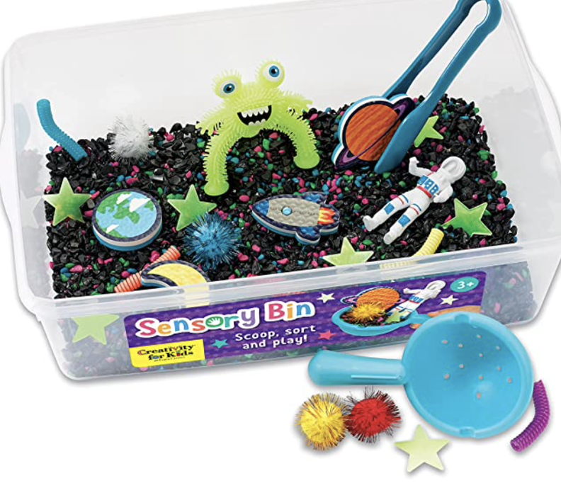 Outer Space and Aliens Sensory Bin