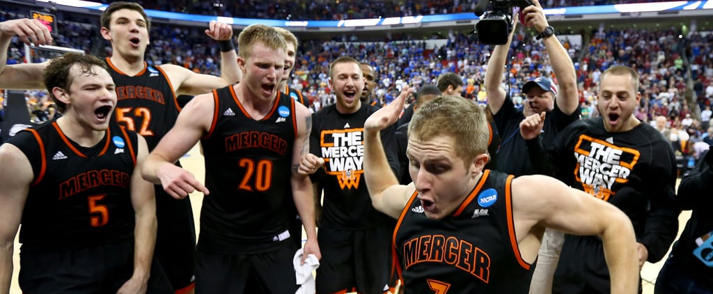 Mercer Player's Victory Dance After Beating Duke | Video