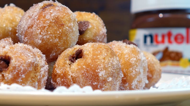 Nutella-Stuffed Cronut Holes