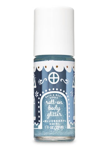 Bath & Body Works Blueberry Swirl Roll-On Body Glitter