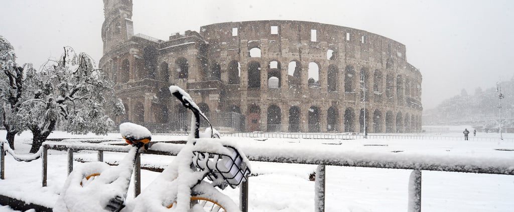 Rome Was Hit by a Rare Snowstorm, and the Photos Are So Beautiful
