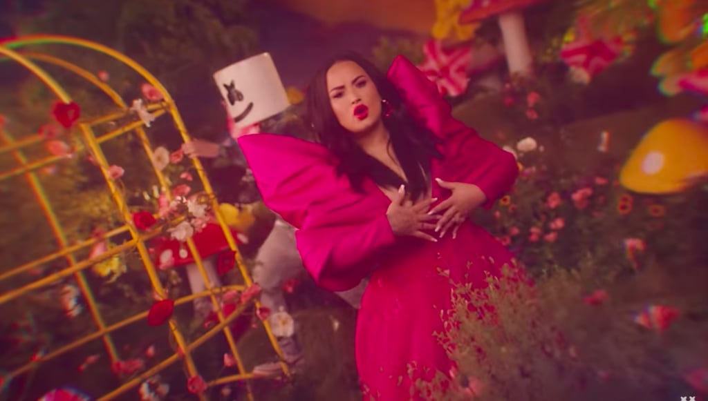 Demi Lovato's Pink Dress in It's OK Not to Be OK Music Video