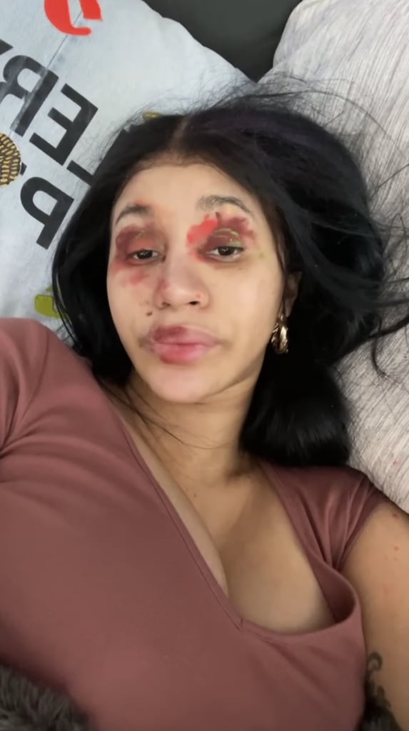 Cardi B Let Kulture Do Her Makeup — See the Pictures