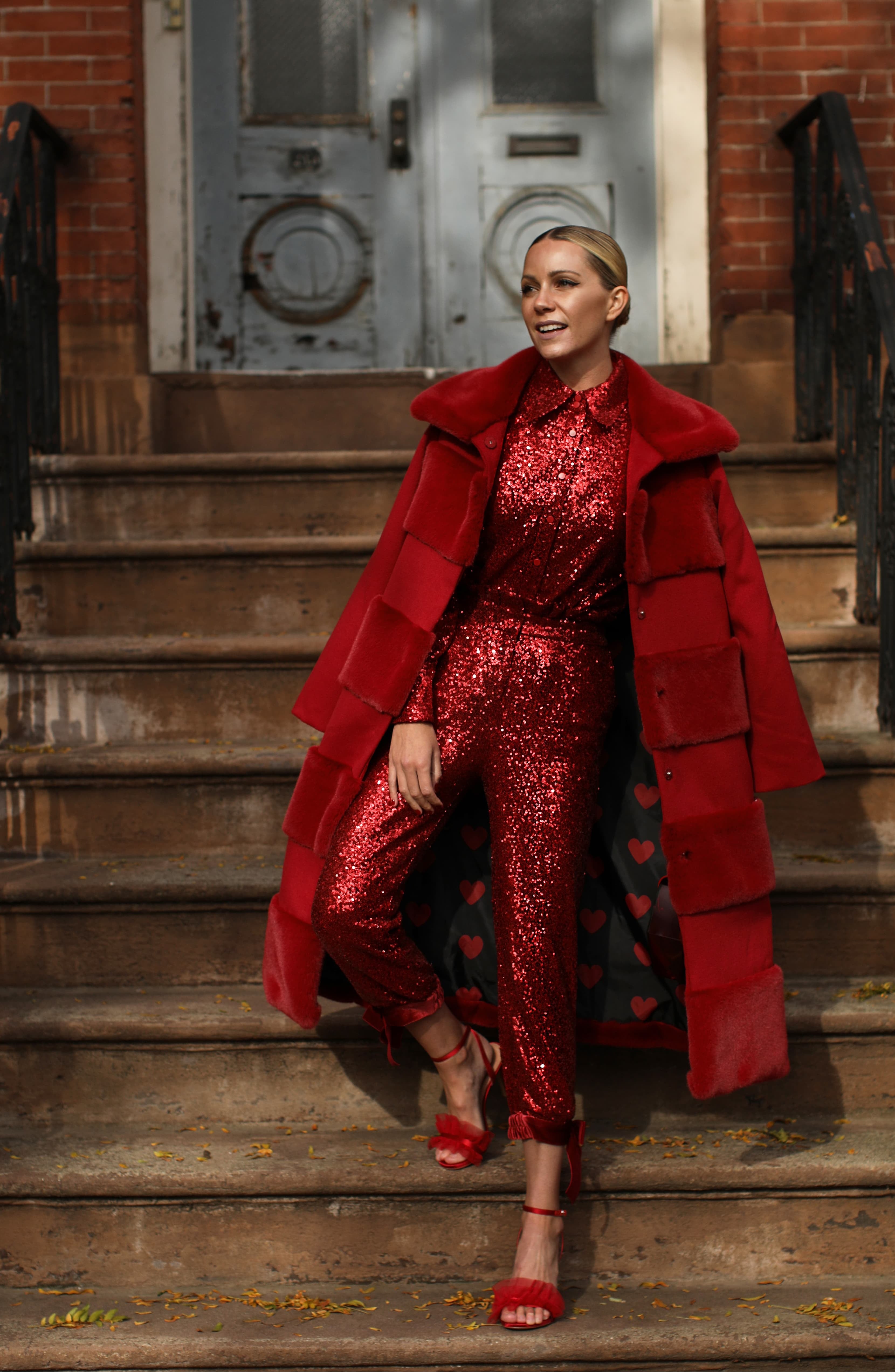 Halogen faux on sale fur cape
