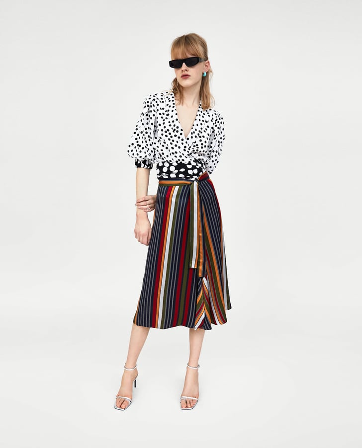 Zara Midi Buttoned Skirt | What to Wear to Work in the Summer ...