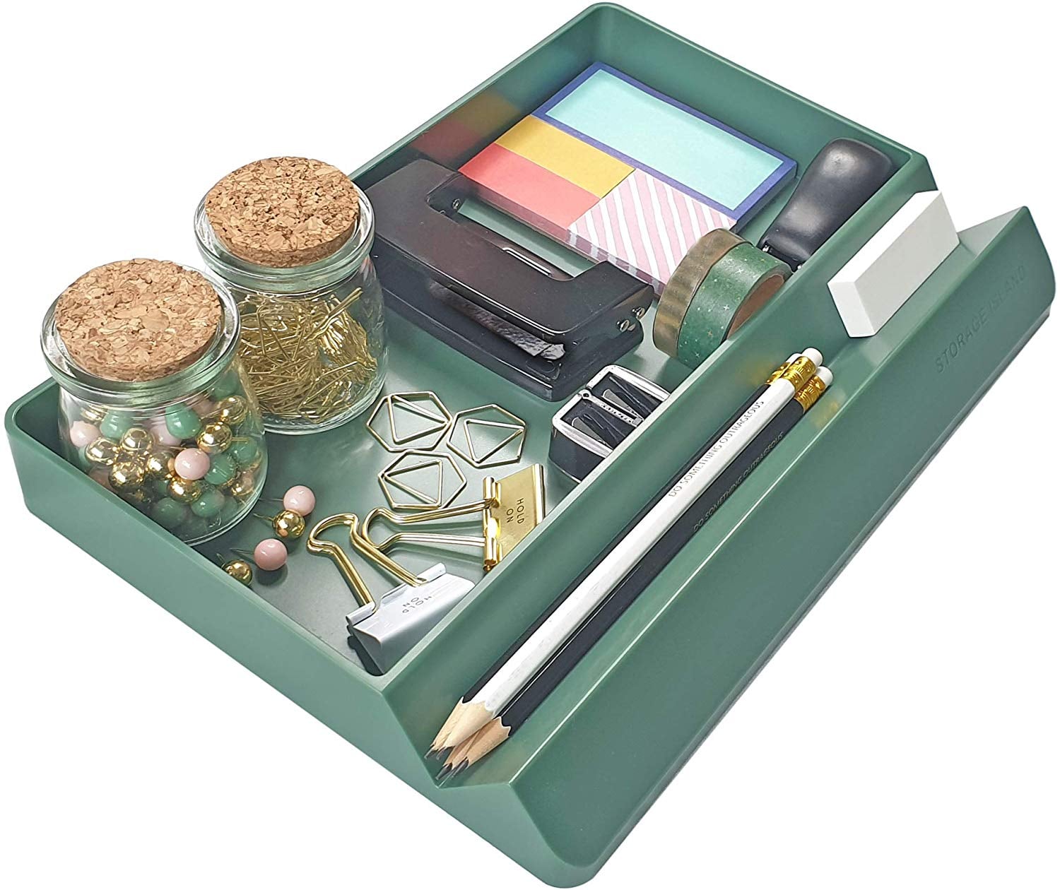 Stylish Green Office Organizer Whip Your Desk Into Tip Top Shape