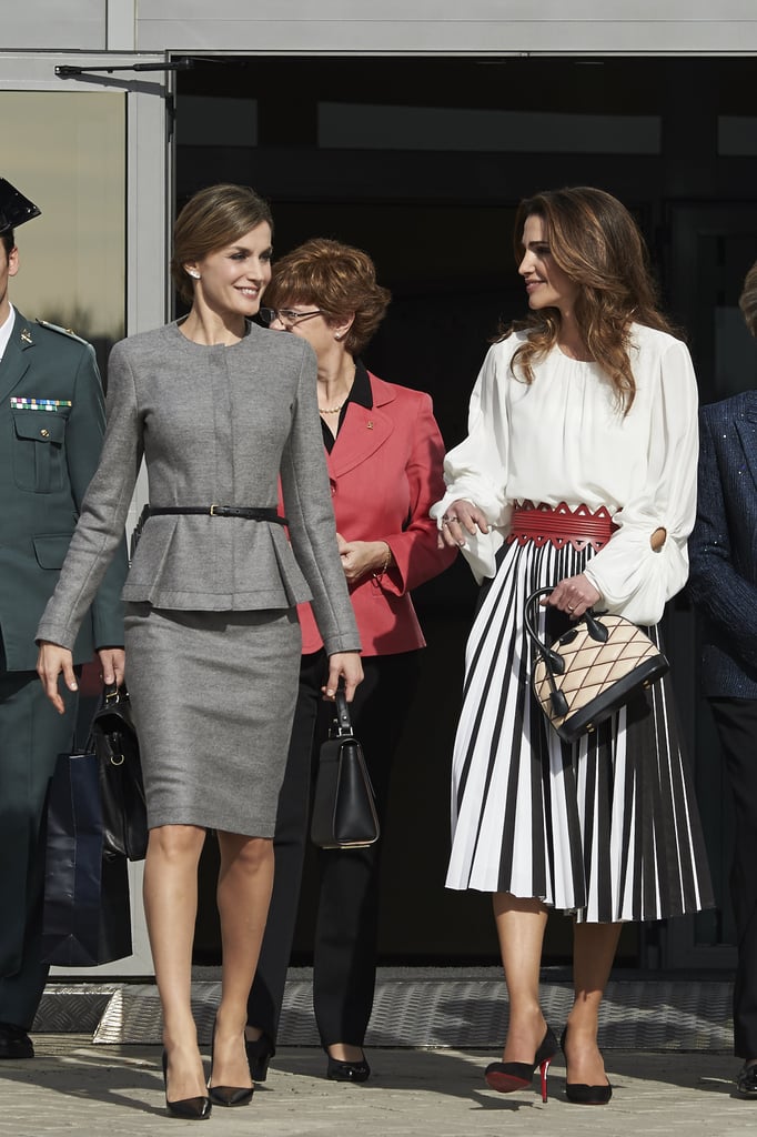 Queen Letizia and Queen Rania Wear Chic Fall Outfits