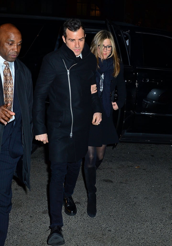Jennifer Aniston and Justin Theroux in NYC | November 2014